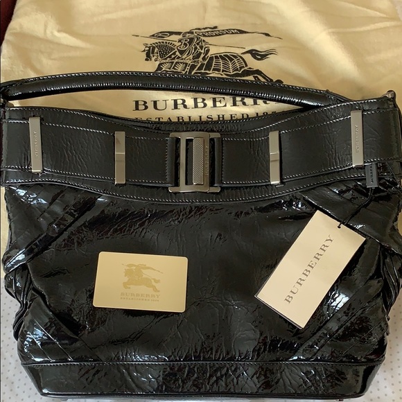 Burberry gorgeous marchmont hobo. - Picture 1 of 8